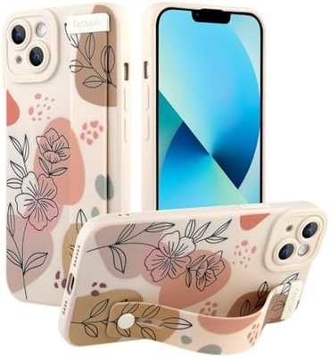 iPhone 12 Pro Max Vỏ silicone với dây đeo cho phụ nữ Cô gái Hoa hoa dễ thương Thiết kế mẫu Đường dây mềm điều chỉnh