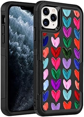 [5 trong 1 cho iphone 15 Plus Case, với 2 gói Screen Protector + 2 gói Camera Lens Protector, Heavy-Duty Tough Rugged