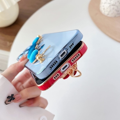 cho iPhone 12 Pro Max Case,Cute Plating Love Heart Wrist Strap Chain Bracelet mềm tương thích với