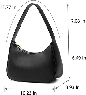 Túi vai cho phụ nữ, túi xách Hobo Tote dễ thương Mini Clutch túi xách với khóa khóa