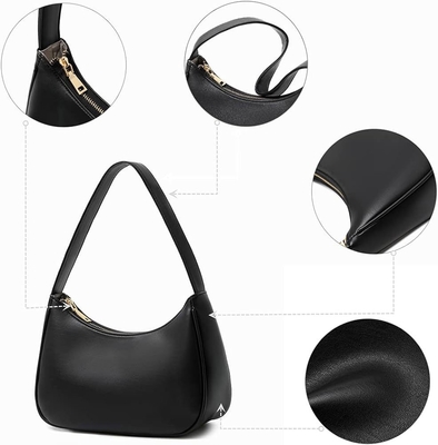 Túi vai cho phụ nữ, túi xách Hobo Tote dễ thương Mini Clutch túi xách với khóa khóa