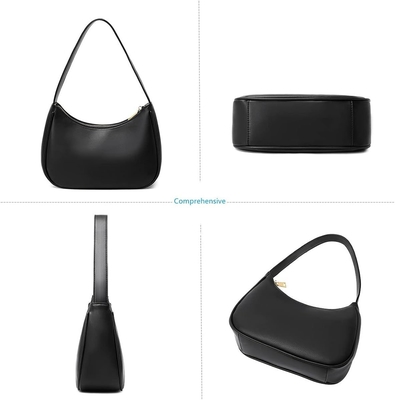 Túi vai cho phụ nữ, túi xách Hobo Tote dễ thương Mini Clutch túi xách với khóa khóa