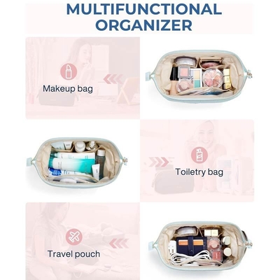 Túi mỹ phẩm puffy túi mỹ phẩm được thiết kế với một vật liệu puffy là mềm như nó bền