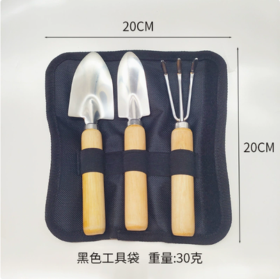 Children's gardening tools - wooden handle multi-functional shovel, rake, spade, soil loosening tool, garden and landscaping supplies, household planting tools, balcony planting, flower planting