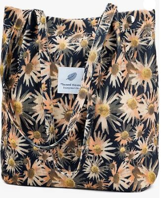 Túi Tote vải vải vải vải vải vải vải vải vải vải vải vải vải cho phụ nữ Túi vai với túi bên trong cho công việc Bãi biển Du lịch và mua sắm Hàng tạp hóa