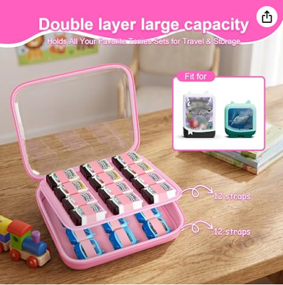 Hard Case Audiobook 4-Pack Sets, Case Only. Tấm nắp rõ ràng và vỏ EVA tổ chức nhiều bộ hình dạng hộp để hiển thị và đi du lịch.