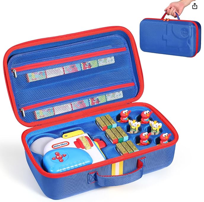Hộp đựng cứng phù hợp với Bộ khởi động sách Little Tikes Story Dream Machine, Hộp đựng du lịch bảo vệ lớn cho bộ sưu tập nhân vật Real for Littles, (Chỉ hộp)