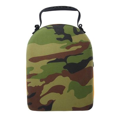 Camouflage Color Cap Carrier Hộp lưu trữ EVA Vải dệt kim Lớp lót