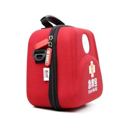 Hộp đựng di động bằng EVA cho bộ sơ cứu y tế với túi lưới tùy chỉnh kích thước và dây đeo đàn hồi để sắp xếp