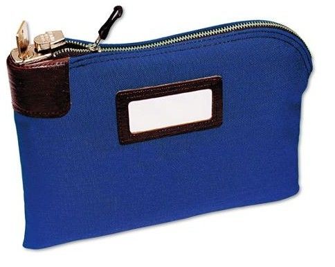 Túi đựng tiền khóa kéo chịu lực cao làm từ nylon 70D bền bỉ với logo dập nổi và khóa bảo mật để xử lý tiền mặt an toàn