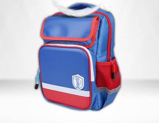 Chất sốc chống trúng trường học Chất chống nước túi xách 600D Polyester Nylon Pu da túi xách trường học chống nước Giảm căng thẳng Bảo vệ phản xạ bên có túi ly nước