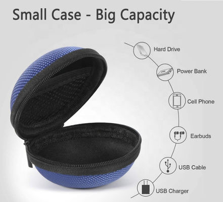 Vỏ cứng EVA sáng tạo với vỏ ngoài da PU tùy chỉnh và lót vải mềm để lưu trữ phong cách và an toàn