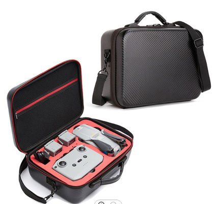 Hộp đựng EVA đen cứng bền 29 * 21 * 11cm với dây đeo vai