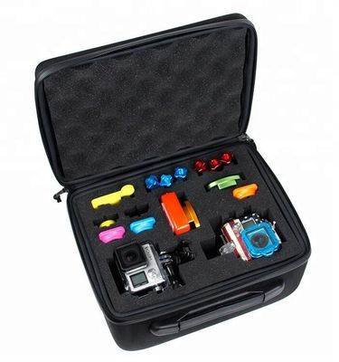 ISO9001 Dây kéo Bọt EVA Hộp đựng dụng cụ Vỏ cứng Vỏ máy ảnh Gopro 5mm