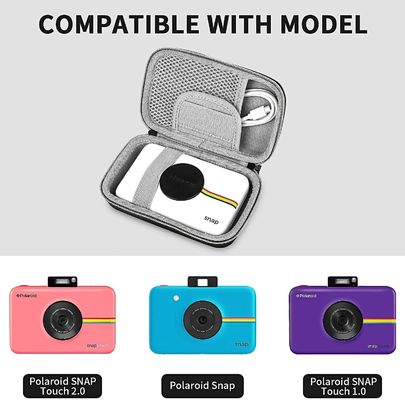 Polaroid EVA Vỏ máy ảnh kỹ thuật số nhỏ Chất liệu Nylon tráng Pu