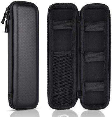 Túi đựng bút chì 3D EVA cứng màu đen 1800D Polyester PU Leather