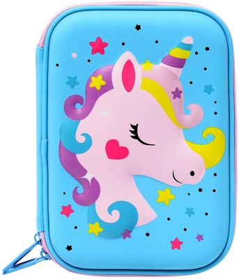 Vỏ bút chì 3D Unicorn EVA chống thấm nước Logo dập nổi màu Pantone