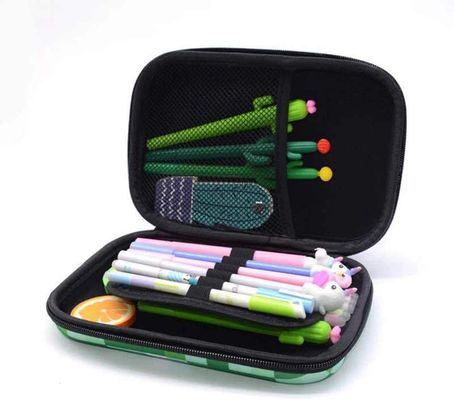 Pu Leather PVC EVA Pencil Case 1800D Polyeste Hard Case Pencil Pouch