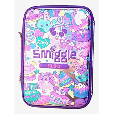 Hộp bút chì EVA tùy chỉnh chống nước, chống sốc với túi lưới và tùy chọn logo kim loại dập nổi/dập chìm