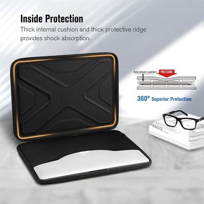 Hard Laptop Sleeve Case 13 Inch Waterproof Shockproof Protective Notebook Computer Cover Thẻ đeo máy tính xách tay cho MacBook 13.3"
