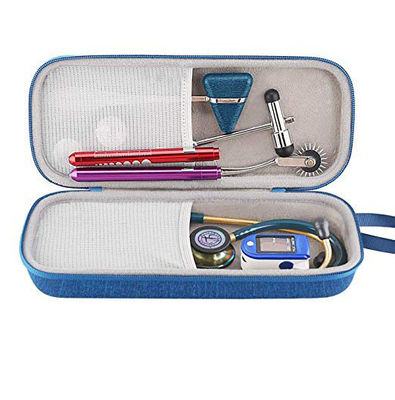 Bộ dụng cụ sơ cứu cấp y tế chống sốc chống thấm nước bảo vệ EVA Case với Zipper và Mesh Padded nội thất cho Stethoscope