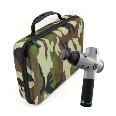 Màu ngụy trang EVA Hypervolt Xách với tay cầm Webbing EVA Massage Gun Xách chống sốc chống bụi
