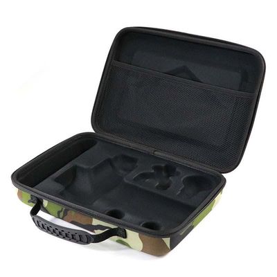 Màu ngụy trang EVA Hypervolt Xách với tay cầm Webbing EVA Massage Gun Xách chống sốc chống bụi