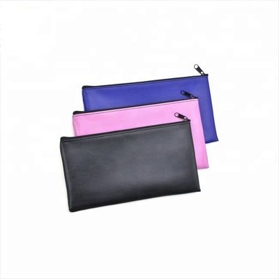 Túi ngân hàng kéo dài được làm bằng da PVC vật liệu PU rõ ràng Vinyl niêm mạc chống thấm tùy chỉnh kích thước với in logo