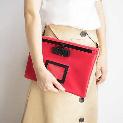 Túi đựng ngân hàng có dây kéo màu Pantone