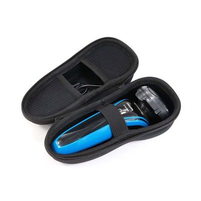 Vỏ cứng EVA nhẹ với dây thừng dây thừng và kéo khóa kim loại cung cấp chỗ lưu trữ cho máy cạo râu và phụ kiện