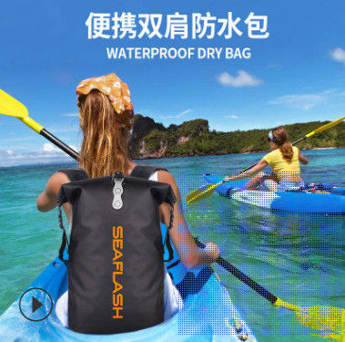 IP65 Waterproof PVC Tarpaulin Beach Bag Ba lô Amazon bán hàng nóng Nhà máy ngoài trời chống nước đi bộ đường dài bơi Ba lô bãi biển