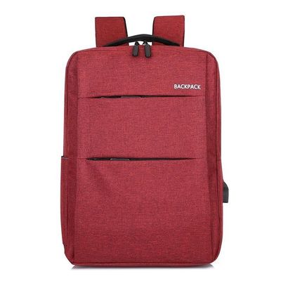 4 màu tùy chọn Balo máy tính xách tay nylon chống thấm nước với bộ sạc USB