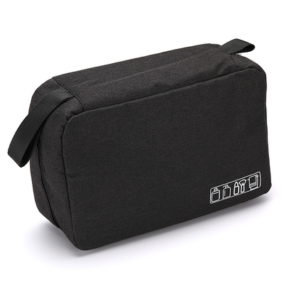Túi đựng đồ vệ sinh bằng vải Polyester Travel 600D Túi đựng đồ trang điểm có lớp lót 210D