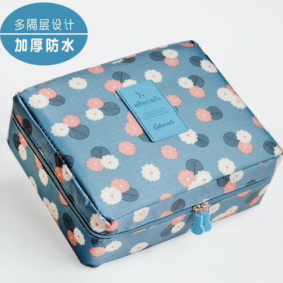 Ladies Men Double Travel Wash Bag Túi đựng mỹ phẩm Đa chức năng Chống thấm nước