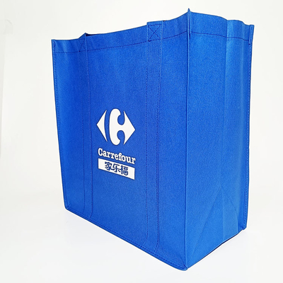 Túi mua sắm bằng vải không dệt có thể tái sử dụng Túi đựng hàng tạp hóa Tote 100-160gsm