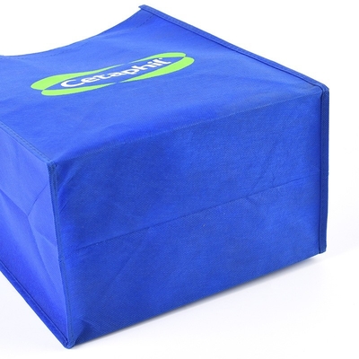 Túi mua sắm bằng vải không dệt có thể tái sử dụng Túi đựng hàng tạp hóa Tote 100-160gsm