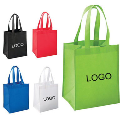 Túi mua sắm vải không dệt Tote tái chế có thể tái sử dụng tùy chỉnh với logo