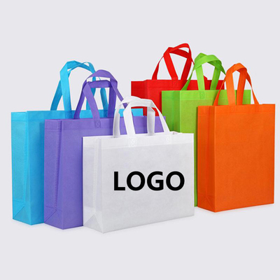 Túi mua sắm vải không dệt Tote tái chế có thể tái sử dụng tùy chỉnh với logo